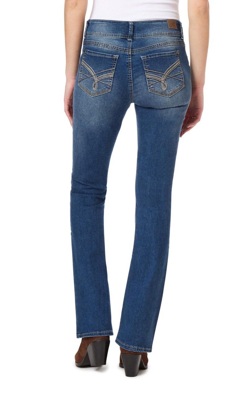 WallFlower Women's InstaStretch Luscious Curvy Bootcut Jeans, Magic, 9 - Image 2